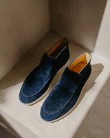 MONACO – MARINEBLAU HIGH LOAFERS